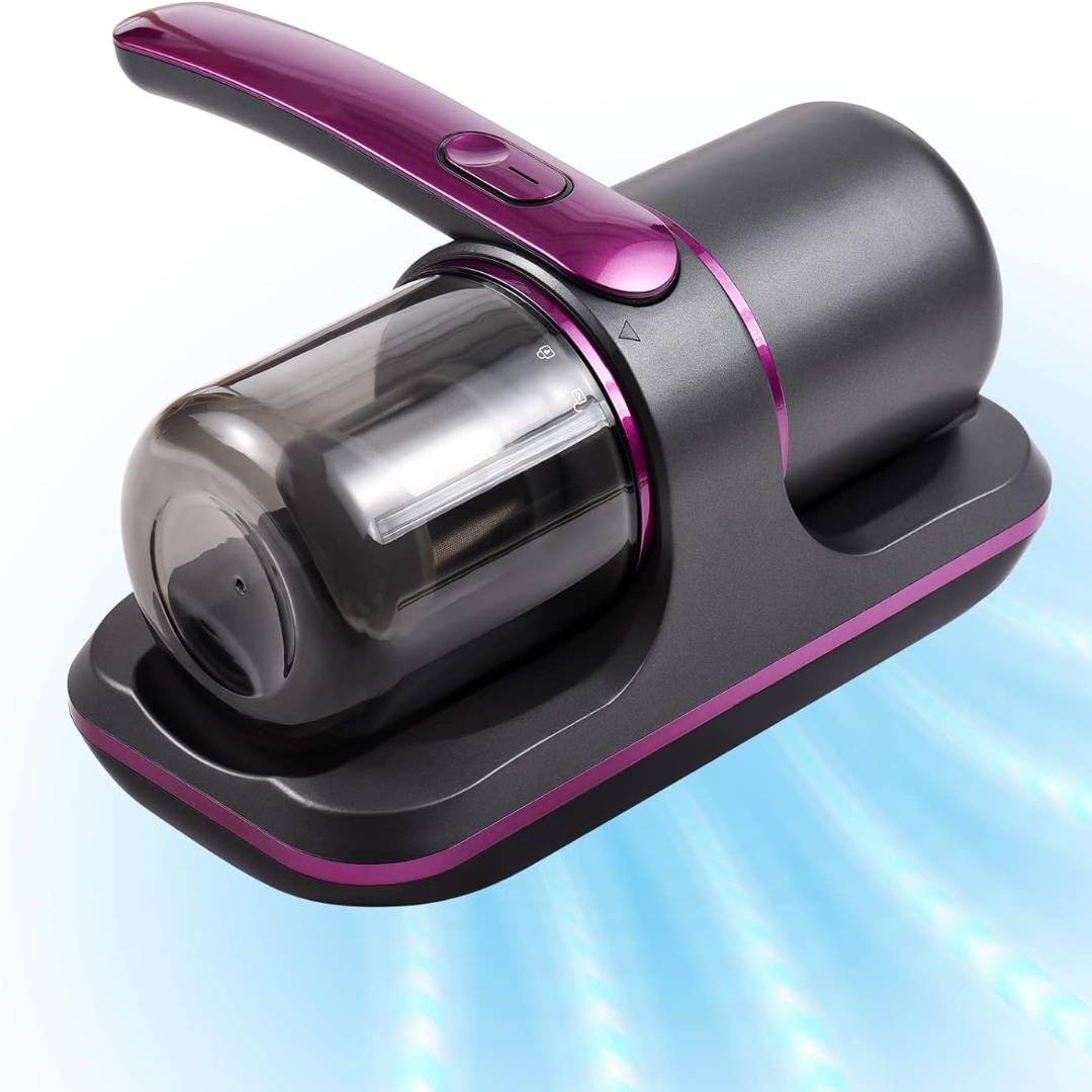 Aspirator portabil acarieni si praf cu acumulator tehnologie UV C