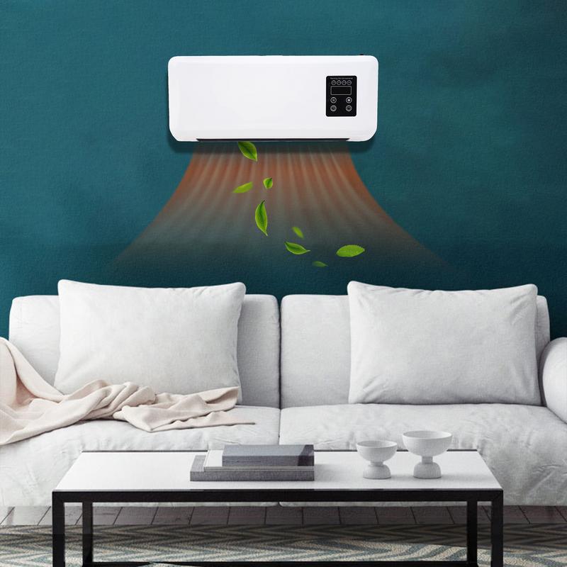 Aeroterma 2 in 1 cu ventilator, cald/rece 16 - 40 grade, 1800W, cu telecomanda, Alb