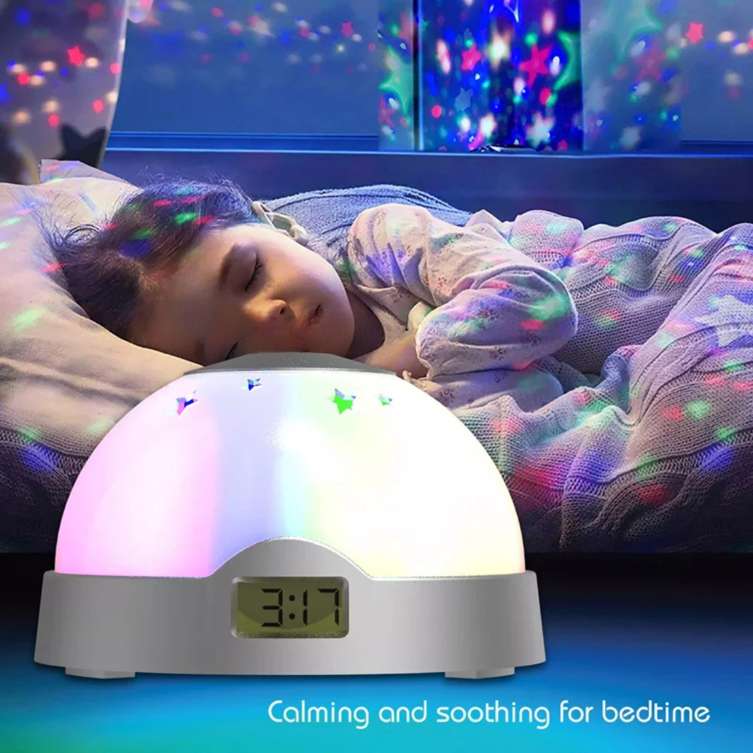 Ceas digital cu proiectie LED, 2 in 1