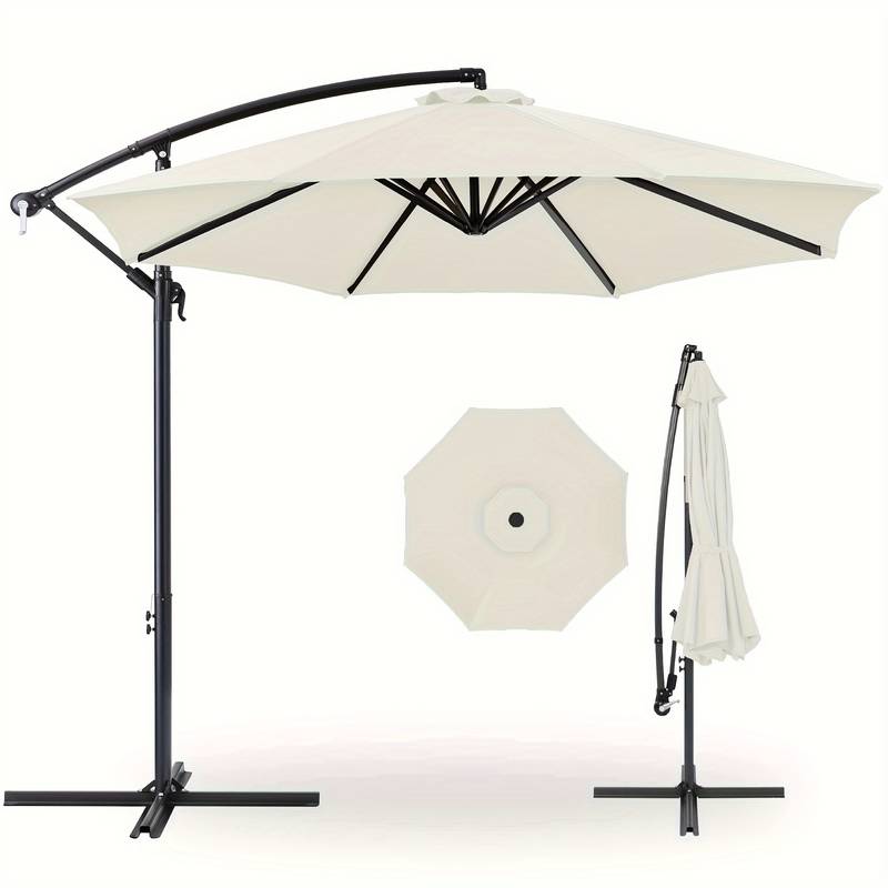 Umbrela de soare suspendata gradina 3M X 2.5M X 2.3M + suport gratuit