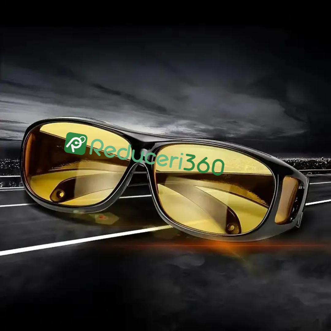 Ochelari pentru condus noaptea si in ceata + ochelari de zi