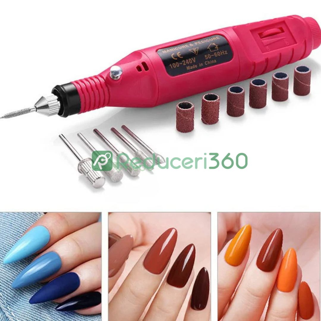 Pila de unghii, electrica, incarcare cu USB