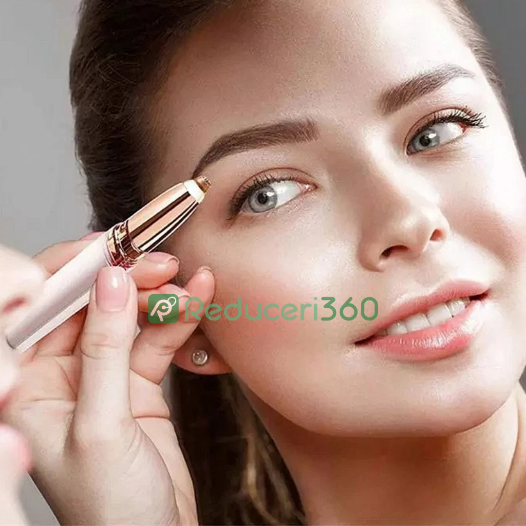 Epilator facial pentru sprancene, cu incarcare USB