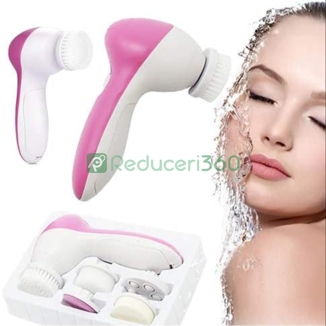 Perie pentru curatarea tenului 5 in 1