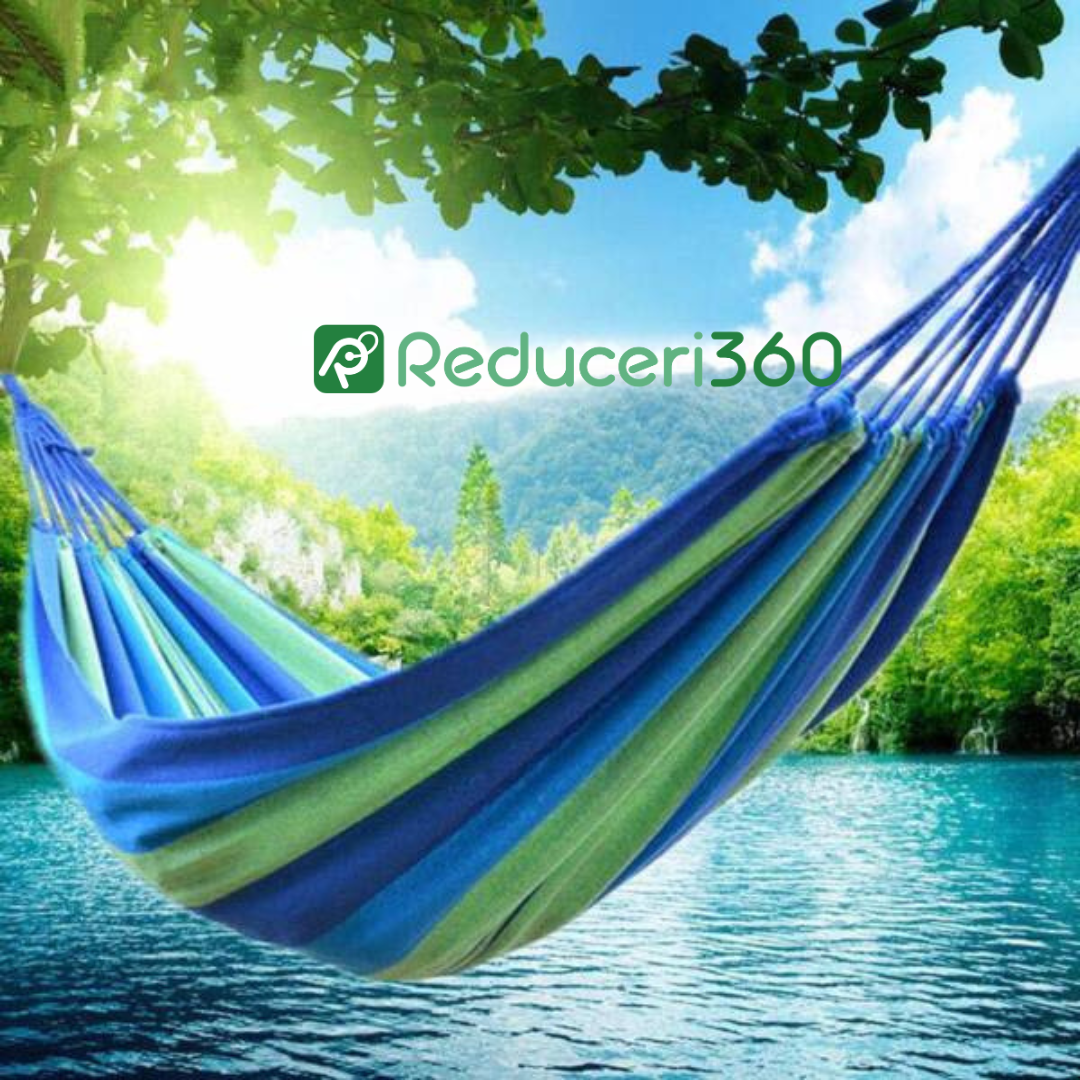 1 + 1 GRATUIT ! Hamac relaxant din bumbac asiatic