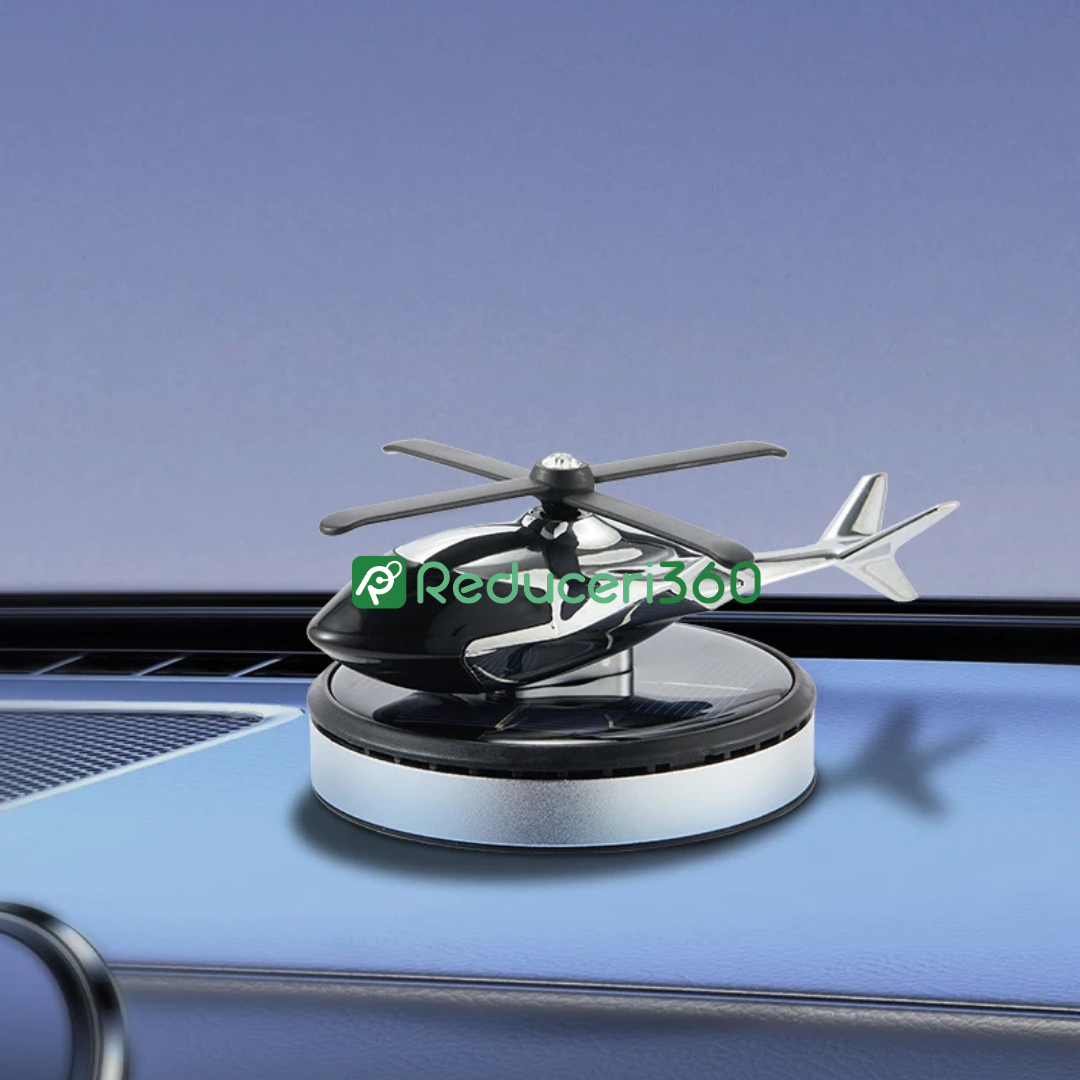 ELICOPTER SOLAR ODORIZANT PENTRU MAȘINI