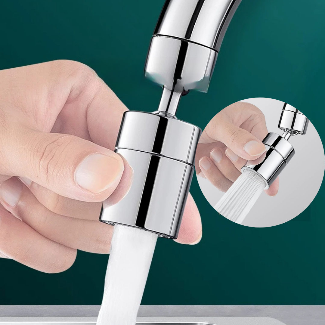 1+1 Gratuit Aerator robinet pivotant, Rotire 360°, Argintiu