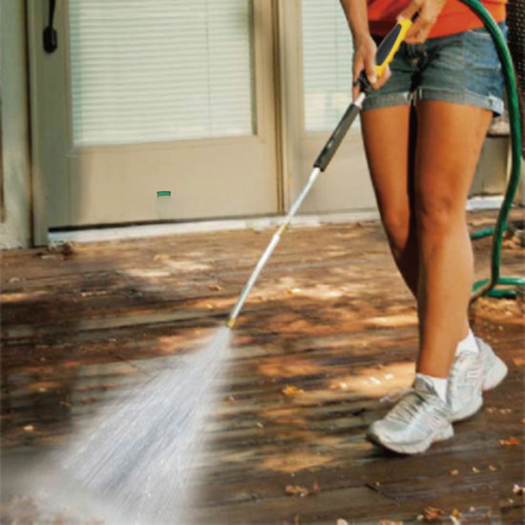 Aparat de spalat cu presiune cu rezervor detergent si perie rotativa