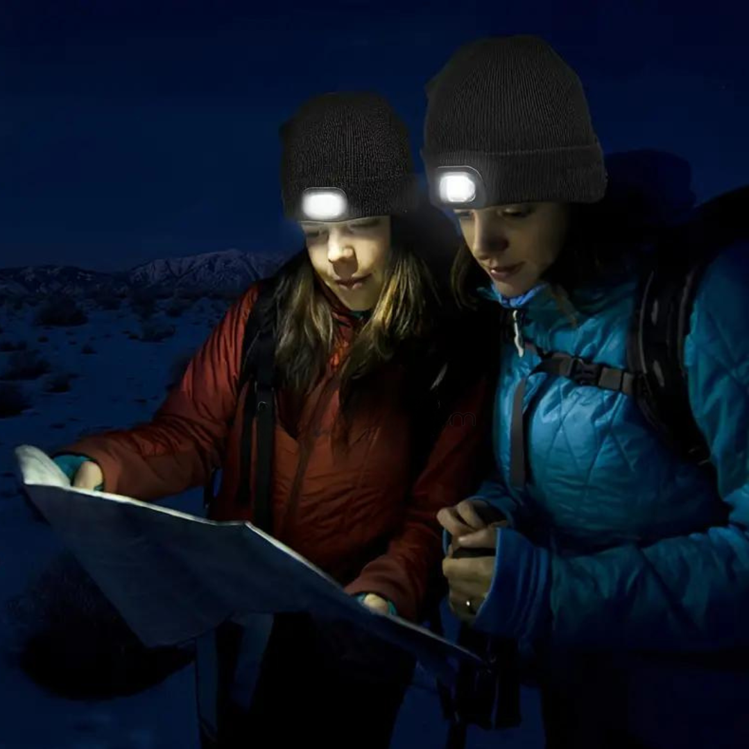 Caciula cu LED reincarcabil, unisex, marime universala