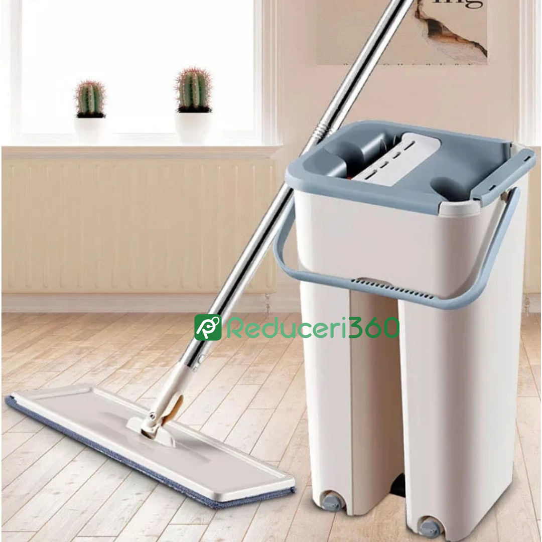 Mop cu galeata si 2 rezerve incluse SUPER OFERTA