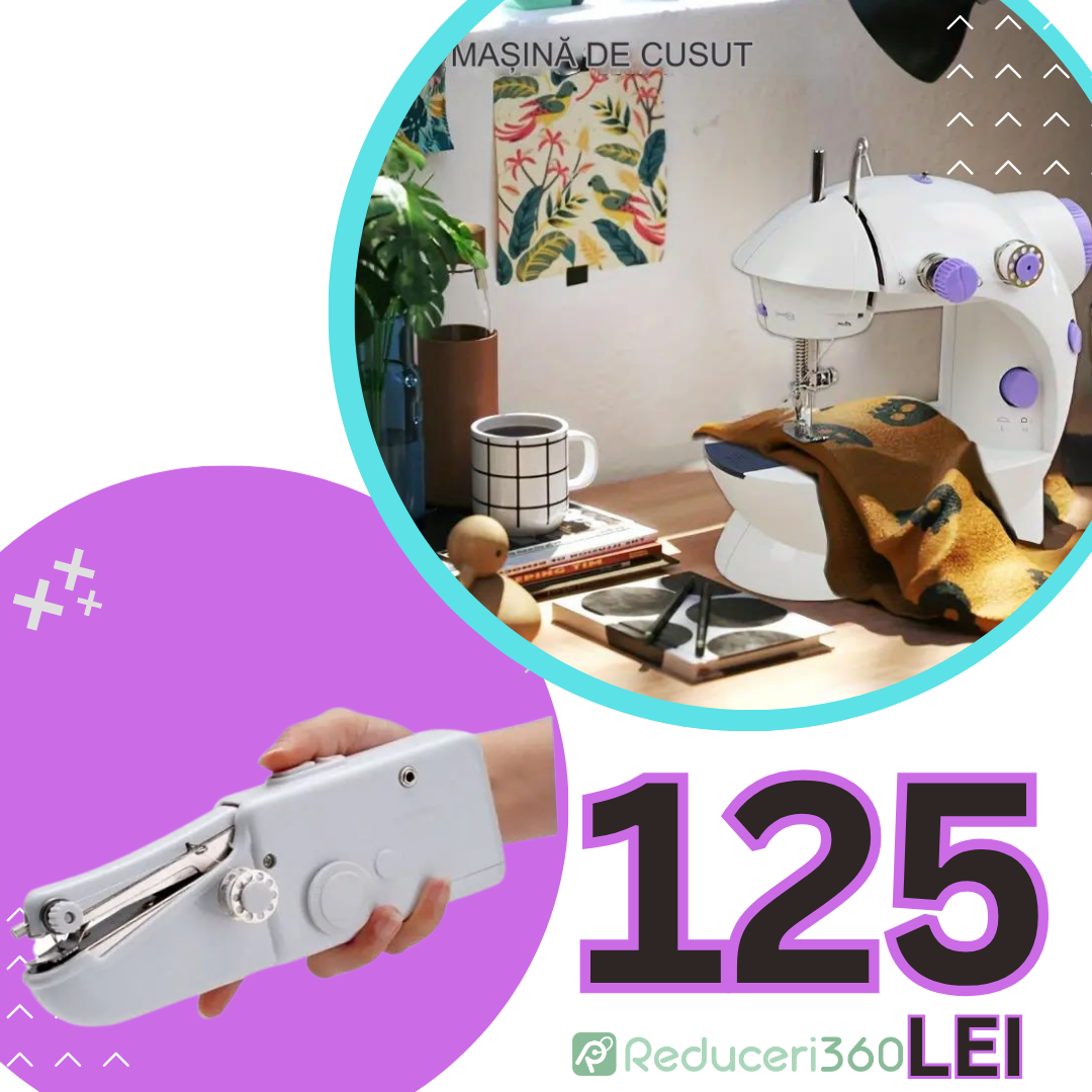 Set 2 masini de cusut una portabila si una de birou