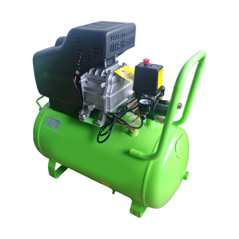 Compresor de Aer Electric Industrial ZA-2525, 2.5 HP, 220V, 50Hz, 0.8 MPa, 0.11 m³/min, Rezervor de 25L, pentru Utilizare Profesională