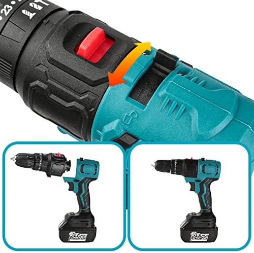 Bormașină fără fir, drujbă cu lanț interschimbabil, fierăstrău sabie, șurubelniță, cap de șlefuire, lopată, cap multifuncțional, 2 acumulatori și încărcător, 36V