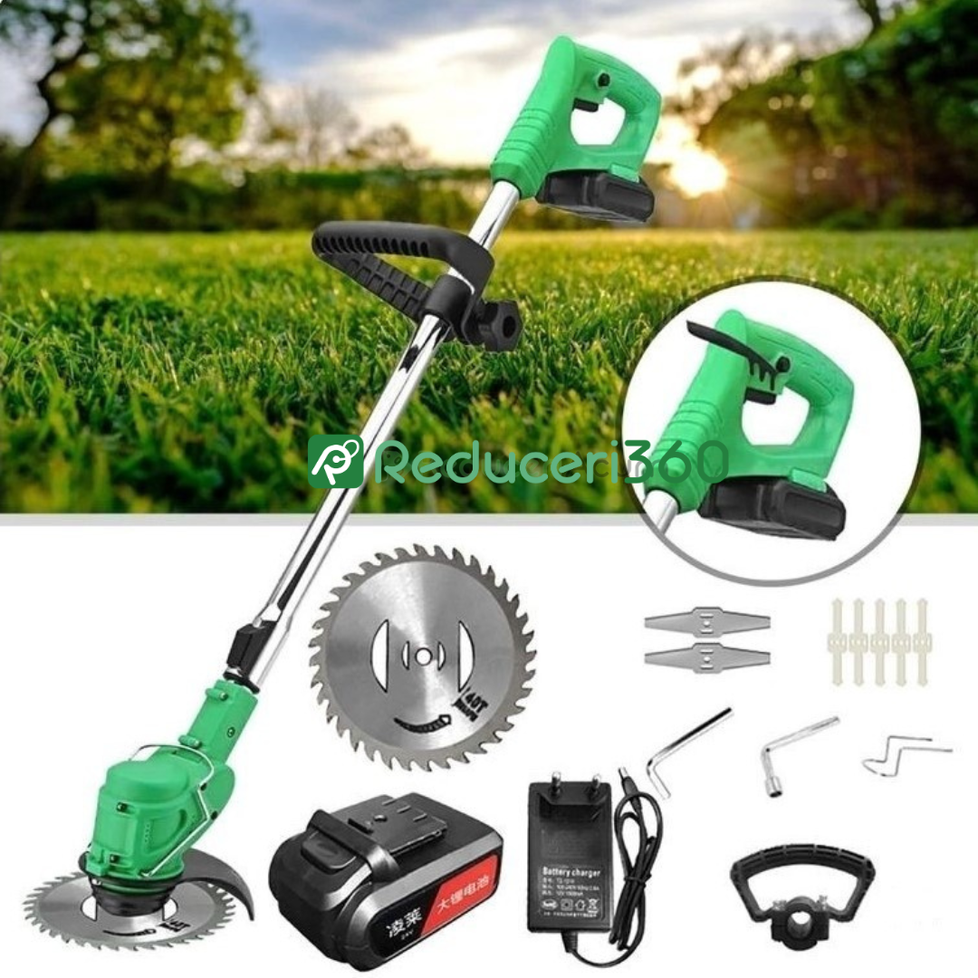 Motocoasa electrica cu 2 acumulator, 48V, Autonomie 4 ore !