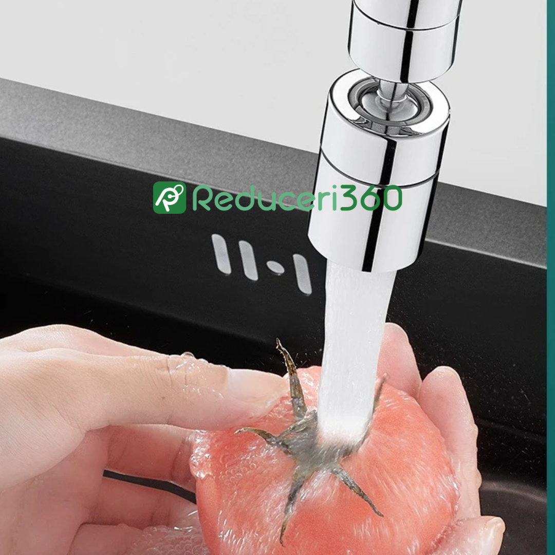 1+1  Gratuit Aerator robinet pivotant, Rotire 360°, Argintiu