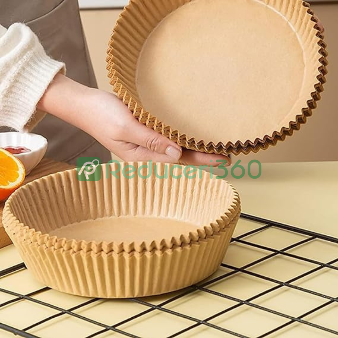 Hartie de copt pentru friteuza si tava, unica folosinta, 200 Buc