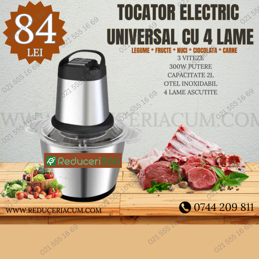 Tocator Electric Universal Capacitate 2L, 250w