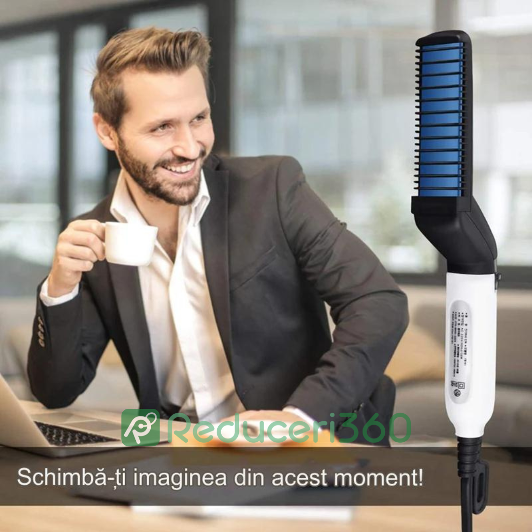 Mini placa 2in1 pentru indreptat parul si barba