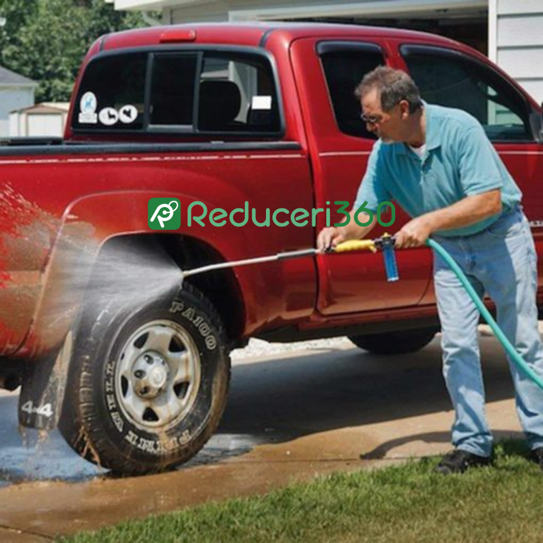 Aparat de spalat cu presiune cu rezervor detergent si perie rotativa