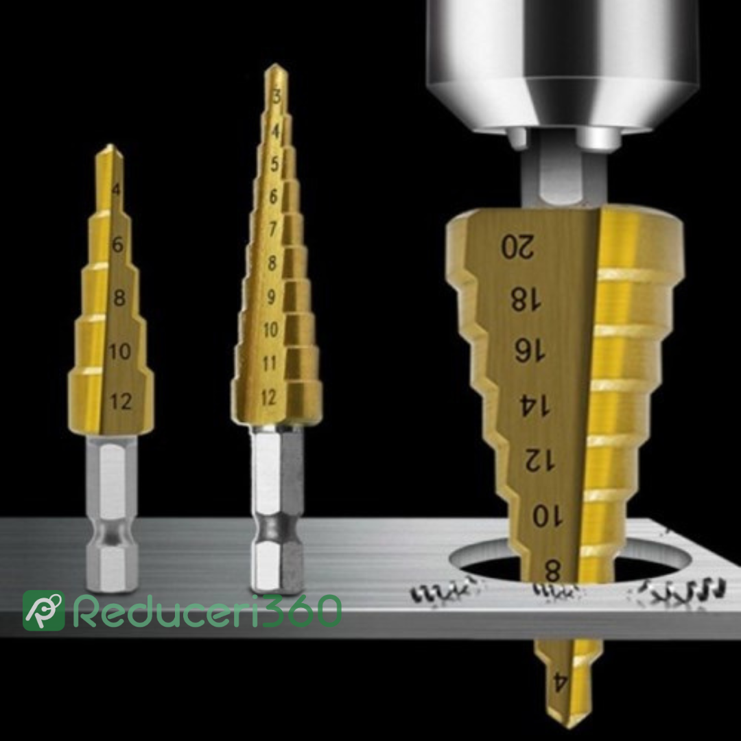 Set burghie metal, LEIH MANN, universale, 6 piese acoperite cu TITAN