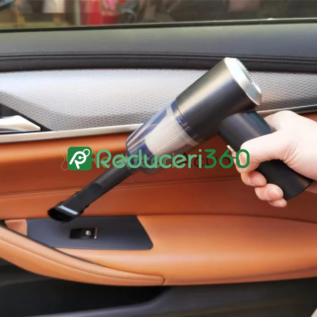 Mini aspirator portabil 3-în-1 de mare putere