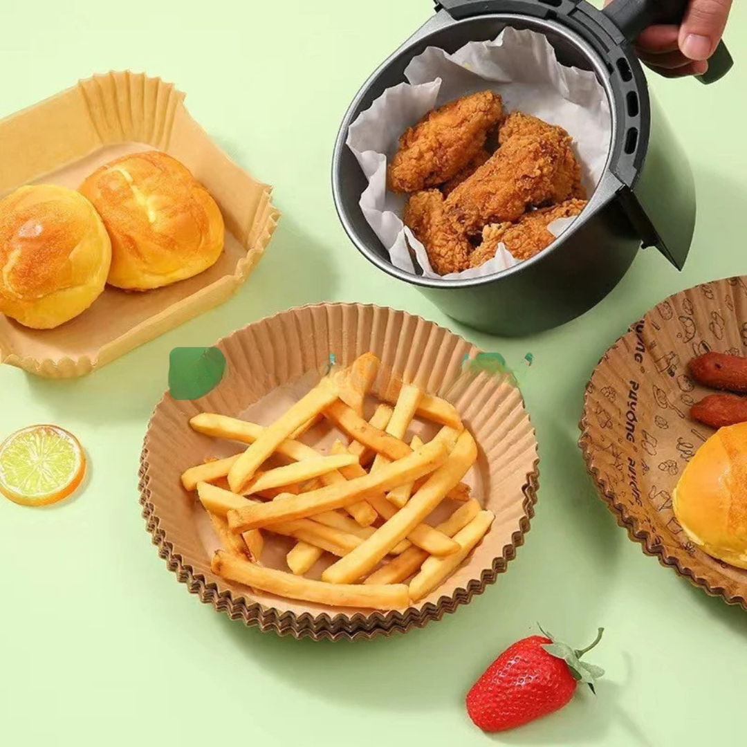 Hartie de copt pentru friteuza si tava, unica folosinta, 200 Buc