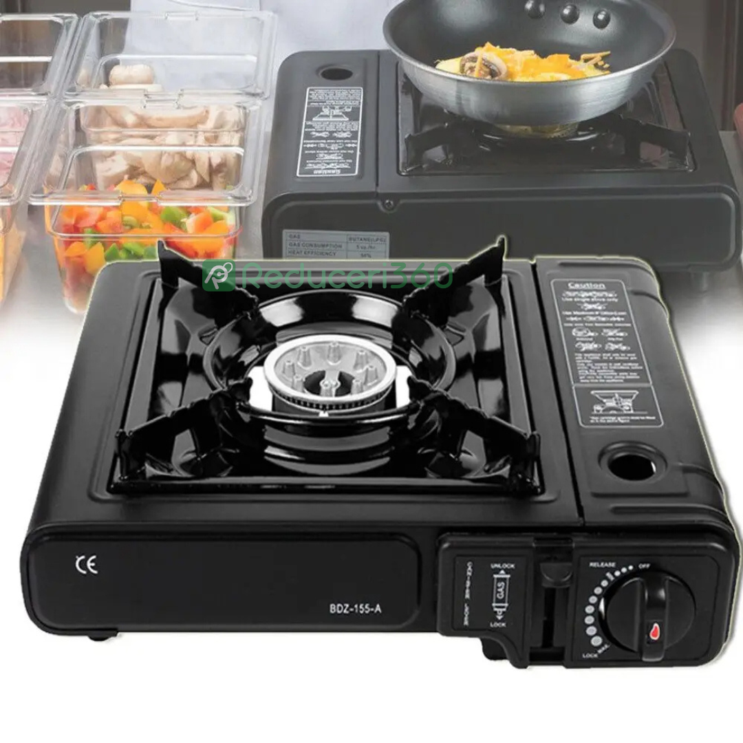 Aragaz Camping, Portabil ,Voiaj, Gaz Butan, Dubla Alimentare Aprindere Automata