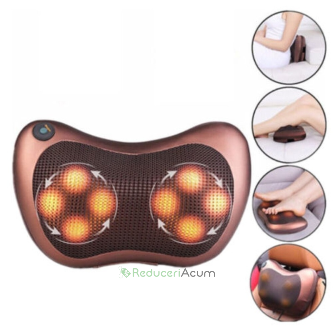 Perna de masaj electrica cu 4 role de masaj